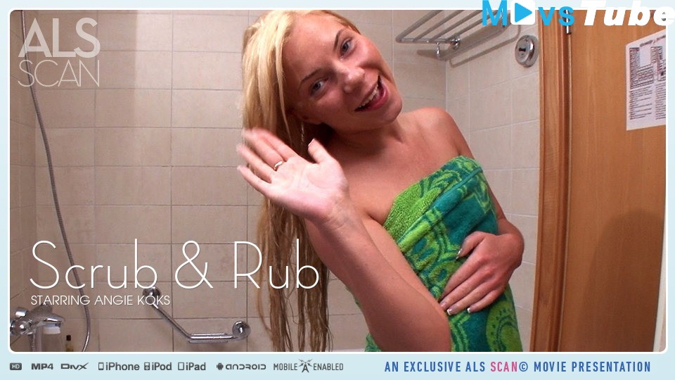 Scrub & Rub Alsscan 2014 Angie Koks Shower, Masturbation
