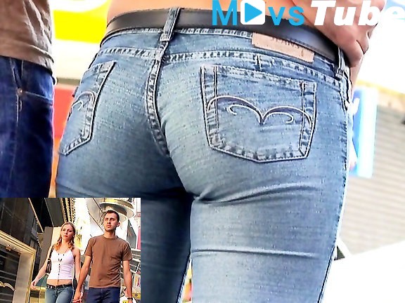 Sexy girlfriend’s hot butt jeans Upskirtcollection 2012  Tight Ass Jeans